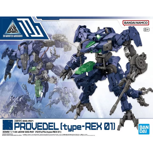 Bandai Gundam 30MM 1/144 eEXM GIG-R01 Provedel Type REX-01 Model Kit 52