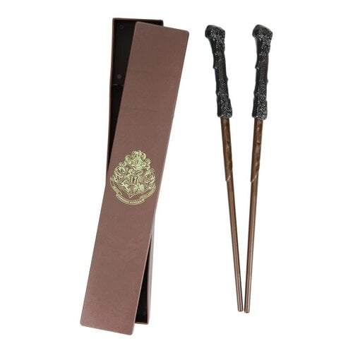 Paladone Harry Potter Wand Pair of Chopsticks with Storage Box