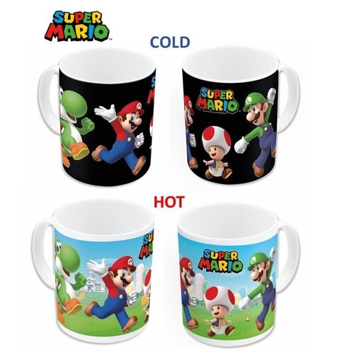 Stor Super Mario Team Heat Change Mug 325ml