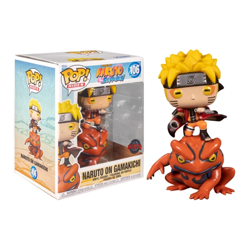 Funko Funko POP! Naruto Shippuden 106 Naruto on Gamakichi Special Edition