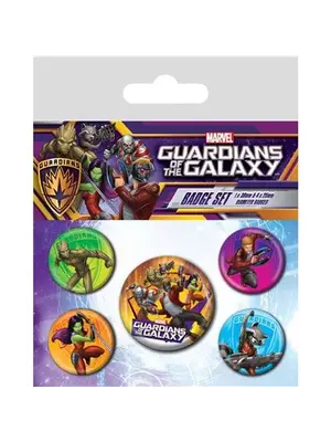 Pyramid Marvel Guardians of the Galaxy 5 Badge Set