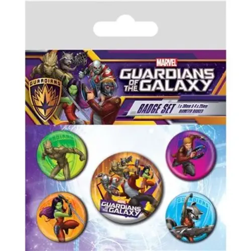 Pyramid Marvel Guardians of the Galaxy 5 Badge Set