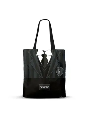 Karactermania Wednesday Uniform Nevermore Academy Premium Tote Bag 33x40x1cm