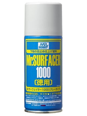 Mr.Hobby Mr. Hobby Surfacer 1000 Spray Large Can 170ml B-519