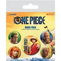 One Piece Live Action 5 Badge Pack