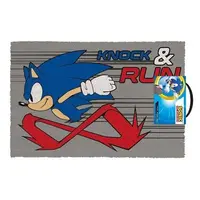 Sonic Knock and Run Doormat 40x60 PVC met Kokosvezel