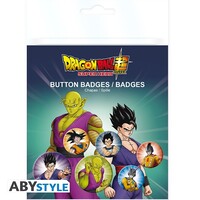 Dragon Ball Hero Characters 6 Badge Pack