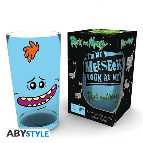 Abystyle Rick And Morty Glass XXL Meeseeks 500ml