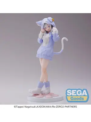 Sega Goods Re Zero Emilia Mofumofu Pack Figure Luminasta 21cm