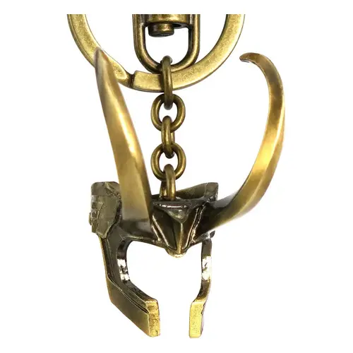 Monogram Marvel Loki Helmet 3D Metal Keychain