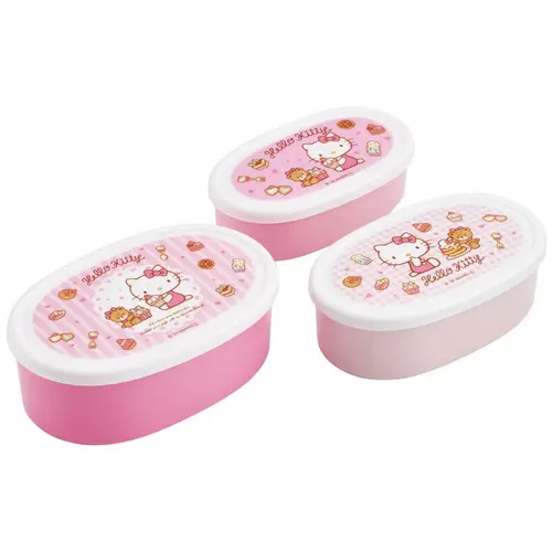 Benelic Hello Kitty Sweety Pink Set of 3 Bento