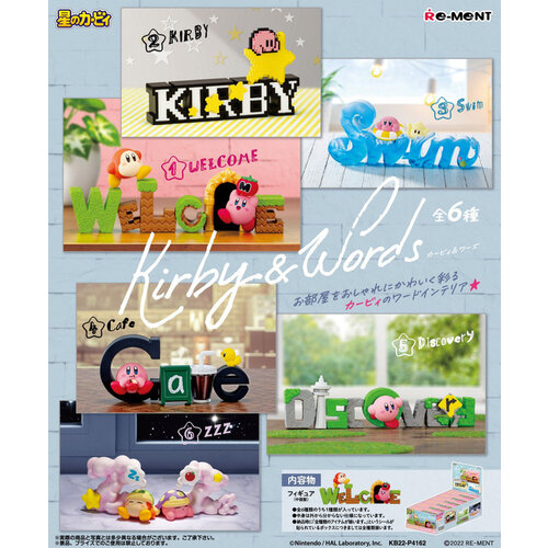 Re-Ment Kirby - Kirby & Words Figure Japan Import Re-Ment Kirby - Kirby & Words Figure Japan Import