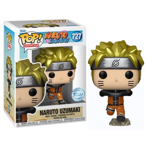 Funko Funko POP! Naruto 727 Naruto Uzumaki Running With Metallic Effect