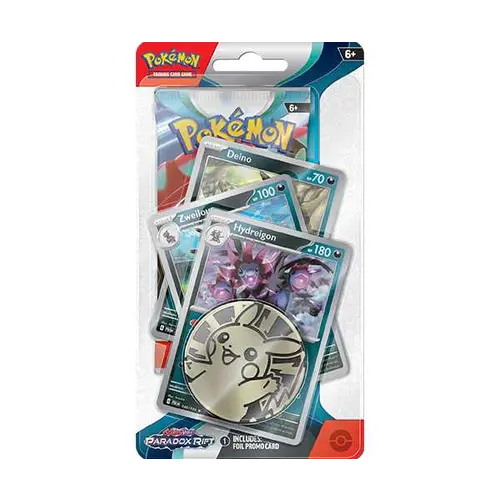Pokemon Pokemon TCG Scarlet & Violet Paradox Rift Premium Checklane Hydreigon Pokemon Pokemon TCG Scarlet & Violet Paradox Rift Premium Checklane Hydreigon