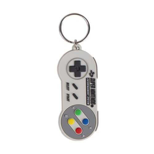 Pyramid Nintendo SNES Controller Rubber Keychain