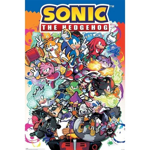 Hole in the Wall Sonic the Hedgehog Sonic Comic Characters Maxi Poster 61x91.5