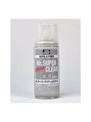 Mr.Hobby Mr. Hobby Super Clear UV Cut Gloss Spray 170ml B-522