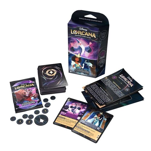 Ravensburger Disney Lorcana TCG Rise of Bloodborn Starterdeck Merlin