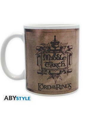 Abystyle Lord of The Rings 320ml MUG Map