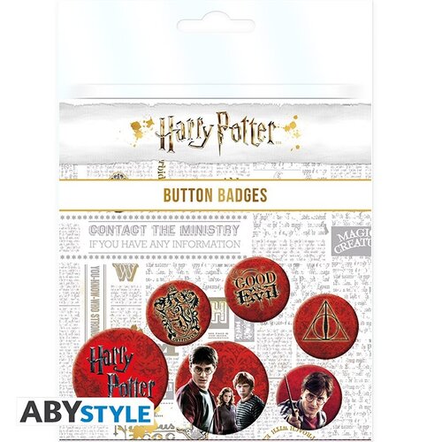 Abystyle Harry Potter Badge Button Icon Abystyle Harry Potter Badge Button Icon