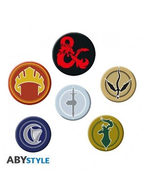 Dungeons & Dragons Button Badge Pac