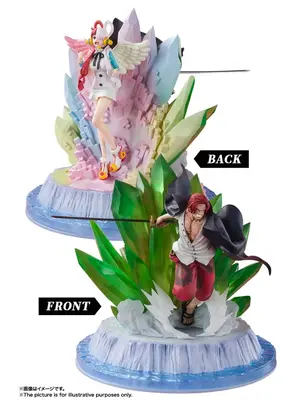 One Piece Shanks & Uta Statue Zero