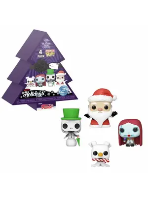 Funko Funko NBX Pocket Pop Keychains 4 Pack- Tree Holiday