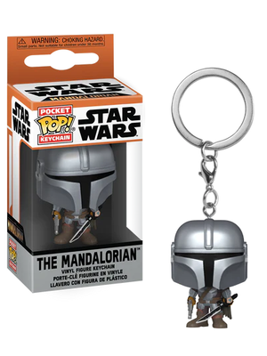 Funko Funko Pocket POP! Keychain Star Wars The Mandalorian With Darksaber