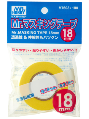 Mr.Hobby MR. Hobby Mr. Masking Tape 18mm MT603: 190
