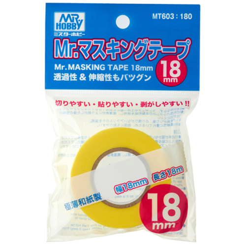 Mr.Hobby MR. Hobby Mr. Masking Tape 18mm MT603: 190