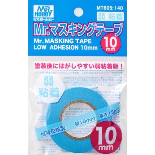 Mr.Hobby MR. Hobby Mr. Masking Tape Low Adhesion 10mm MT605: 140
