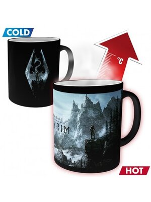 Abystyle Skyrim Heat Change Mug 320ML Dragon Symbol