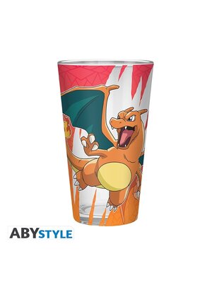 Abystyle Pokemon 400ML Large Glass Charizard