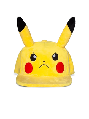Difuzed Pokemon Angry Pikachu Plush Premium Snapback