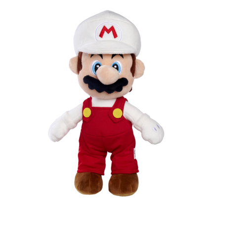 Simba Toys Super Mario Fire Mario Plush Toy 30cm