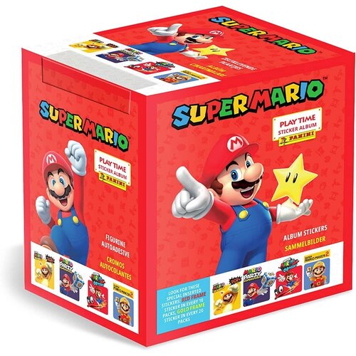 Panini Super Mario Stickers Booster Box (36 Pakjes) Panini