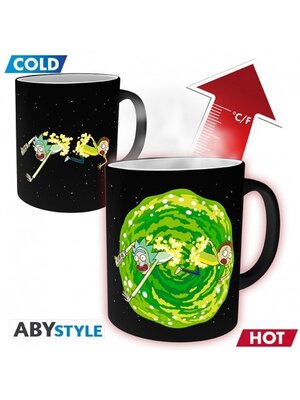 Abystyle Rick and Morty Portal Heat Change Mug 320ml