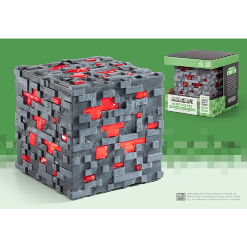 The Noble Collection Minecraft Redstone Ore Illuminating Collector Replica