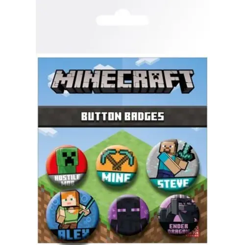 GB Eye Minecraft Buttons Badges