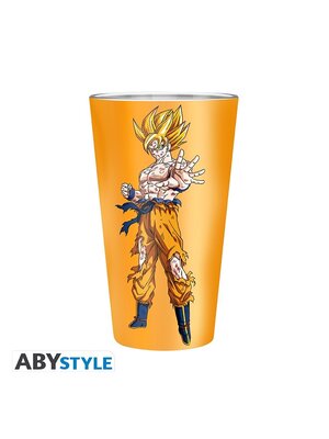 Abystyle Dragon Ball Z 400ML Large Glass Super Saiyan Goku