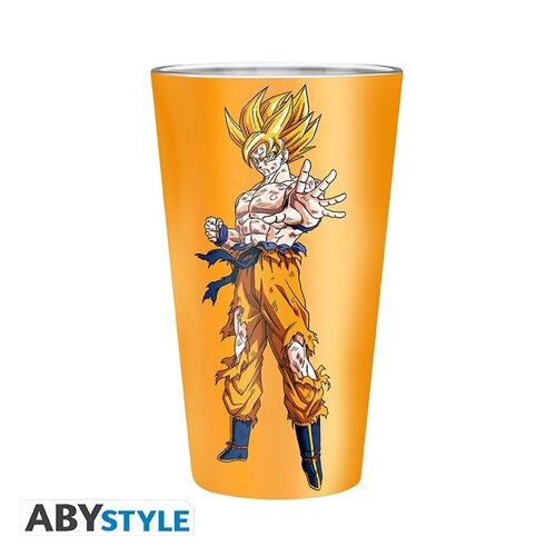 Abystyle Dragon Ball Z 400ML Large Glass Super Saiyan Goku