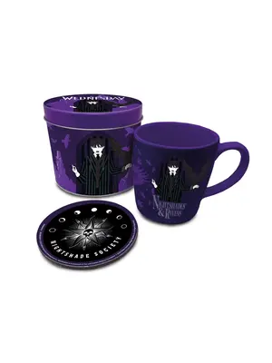 Pyramid Wednesday Nightshades And Ravens Mug and Coaster Tin Gift Set