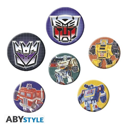 Abystyle Transformers 6 Badge Button Pack