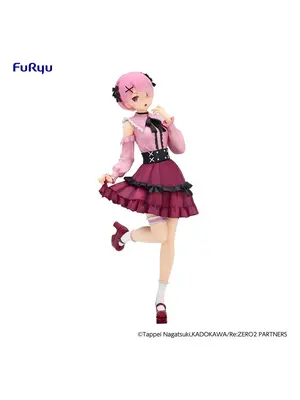 Furyu Re Zero Ram Girly Outfit Pink Trio Try It Figure 21cm