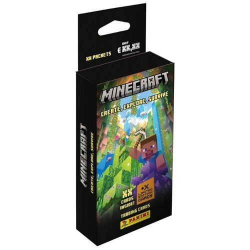 Panini Minecraft Tradig Card 3 Eco Blister (27 Cards) Panini