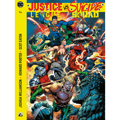 Dark Dragon Books DC Justice League vs Suicide Squad 4/4 Comic Softcover NL