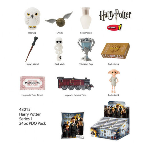 Monogram Harry Potter Series 1 3D Foam Bag Clip Blind Bag (1)