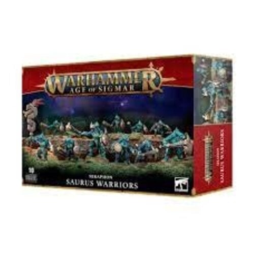 Game Workshop Warhammer Age of Sigmar Seraphon Saurus Warriors 10 Miniatures GW