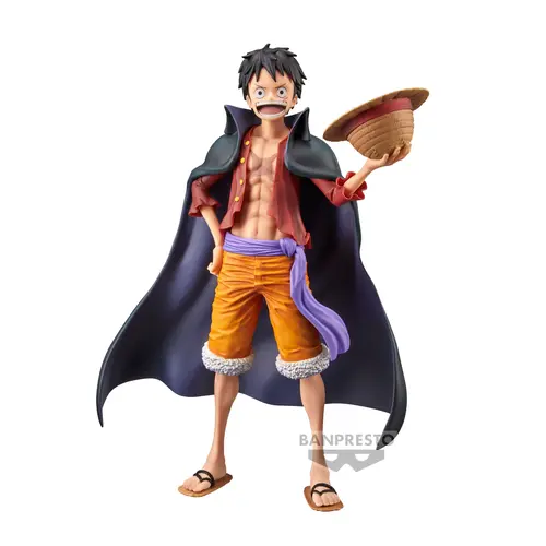 Banpresto One Piece Monkey D. Luffy Figure Grandista Nero 27cm