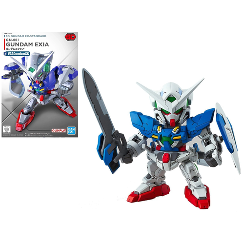 Bandai Gundam SD Gundam Ex-Standard 003 Gundam Exia Model Kit 8cm